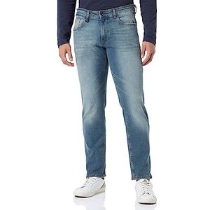 camel active Jeans heren slim fit Jeans Hose Madison,Mittelblau (Mid Greencast),31W / 32L
