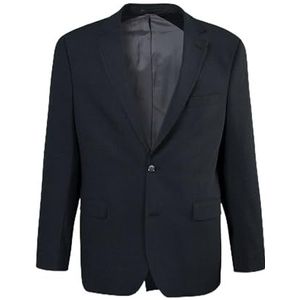 JP 1880 Herenkleding Big & Tall Plus Size L-8XL Klassieke Twee Knopen Stretch Pak Jas 705512, Houtskool Grijs, 64