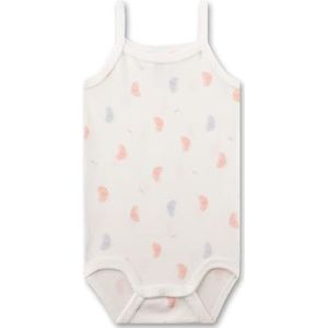 Sanetta Babymeisje 324374 Body, White Pebble, 62, wit pebble, 62 cm