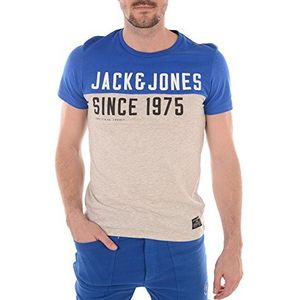 JACK & JONES Heren T-shirt Jjcoblock Tee Ss Crew Neck