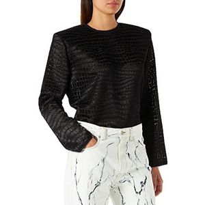 Just Cavalli Top tricot, 002J Tangere-White, 38 dames