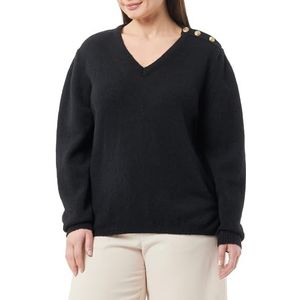 Armor Lux Pullover met V-hals voor dames, Seal, L