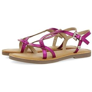 GIOSEPPO Parobe Sandalen voor meisjes, fuchsia, leer, met riempje, Fuchsia, 32 EU