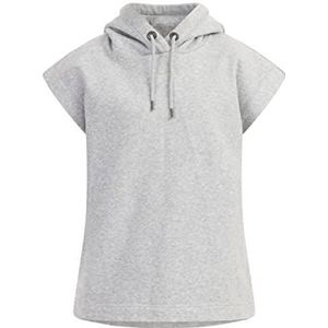 acalmar Dames oversize sweatshirt 37826669-AC01, lichtgrijs melange, XS, lichtgrijs, gemêleerd, XS