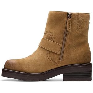 Clarks - Rebelle Buckle - Enkellaars - Walnootbruin