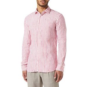 Seidensticker Men's Extra Slim Fit shirt met lange mouwen, rood, 43, rood, 43