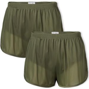 Soffe Men's Authentic Ranger Panty, OD Green (2 Pack), Small