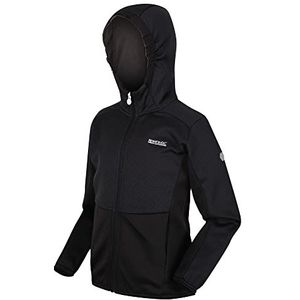 Regatta Highton Full Zip Fleecejack, uniseks, kinderen, Zwart, 3 jaar