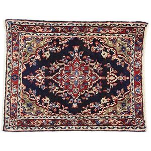 Eden Carpets Mossul tapijt, handgeknoopt, katoen, meerkleurig, 69 x 86 cm
