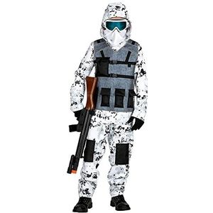 Widmann - Kinderkostuum Arctic Special Forces, soldaat, carnavalskostuums, carnaval