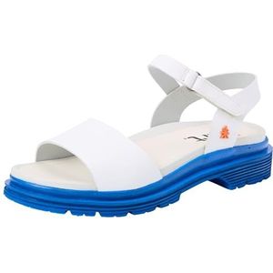 ART 1548 Birmingham, damessandalen, Nappa, wit, blauw, 36 EU