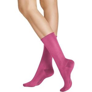 Hudson Damessokken Relax Fine Rollrand Fuxia 35-38, fuchsia, 35-38 EU