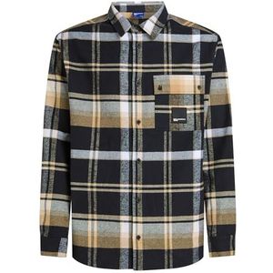 Karl Lagerfeld - Geruit Overhemd - Bruin - Regular Fit