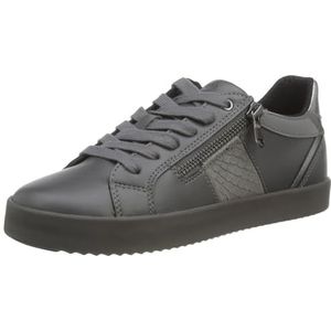 Geox D Blomiee E Sneakers voor dames, donkergrijs (dark grey), 38 EU