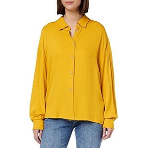 United Colors of Benetton Shirt 53B2DQ02O, mosterdgeel 29U, M dames