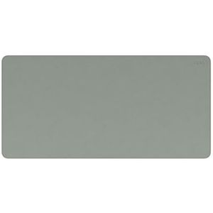 Aptiq Bureauonderlegger groen - stijlvol en ergonomisch design - 67 x 33 cm - voor comfortabel werken - duurzaam PU - lederlook