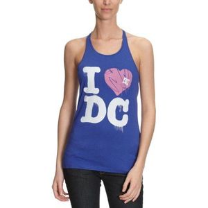 DC Shoes Denise tanktop voor dames, maat M, blauw