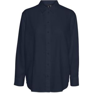 Vmlinn Ls Shirt WVN Noos, navy blazer, S