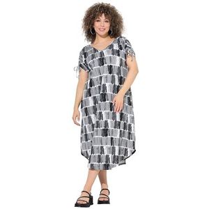 gs1 data protected company 4069787000005 Damesjurk, batikstrepen jurk, grafietgrijs, 54-56