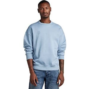 G-STAR Raw Irregular Graphics Loose Sweatshirt voor heren, blauw (Lake D22752-b782-813), L