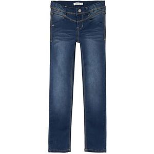 NAME IT Girls Jeans Skinny Fit, donkerblauw (dark blue denim), 134