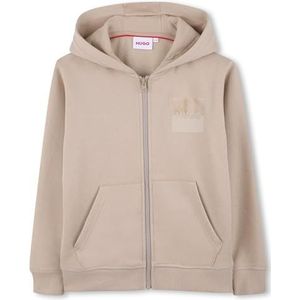 HUGO G00454 Kalamata Sweater voor jongens, Zandkleur, 12 Jaren
