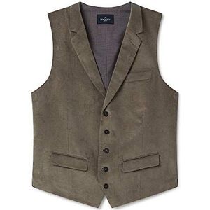 Hackett London Stretch Cott Cord Wc Vest voor heren, Bruin (Taupe 951), 46