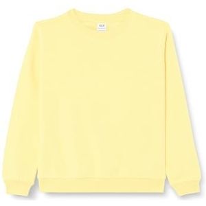 Mukua Avalon Kids; sweatshirt voor kinderen, ronde hals, zomergeel, maat 5/6