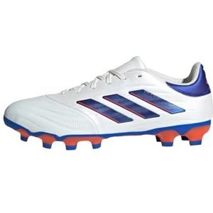 adidas Copa Pure II League voetbalschoenen voor dames en heren, meerdere ondergronden, Wolk Wit Lucide Blauw Zonne-Rood, 48 2/3 EU