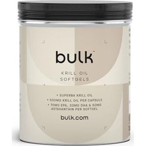 BULK POWDERS Krill Oil Softgels 180 softgels