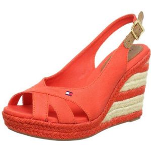 Tommy Hilfiger dames emery 10 slingback, Rood Rood Oranje 646, 37 EU