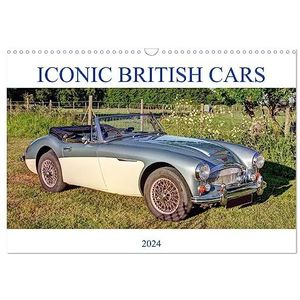 Iconic British Cars (Wall Calendar 2024 DIN A3 landscape), CALVENDO 12 Month Wall Calendar: A photo collection of classic British cars.