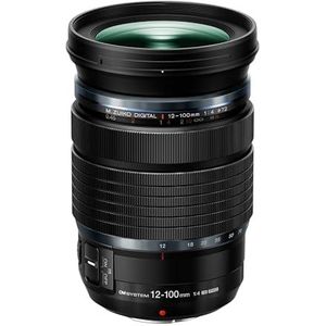 Olympus OM SYSTEM M.Zuiko Digital ED 12 tot 100 mm F4.0 IS PRO lens met professionele hoge vergroting zoom en weerbestendige constructie