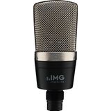 IMG STAGELINE ECMS-60 Grote diafragma condensator microfoon, vocale en instrumentmicrofoon, zwart/zilver