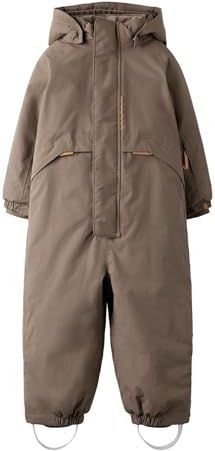 Lil' atelier mini Unisex kinderen Nmnlastorm12 Snowsuit 1Fo Lil, Shitake, 92
