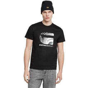 G-STAR Heren Berlin R T T-shirt, Zwart (Dk Black D25684-c336-6484), XS