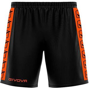 GIVOVA Shorts van polyband, neonoranje/zwart, L