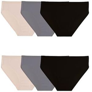 Fruit of the Loom Lichtgewicht microvezel ondergoed voor dames, glad onder kleding, verkrijgbaar in grote maten, 6