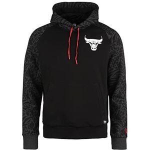 New Era NBA Chicago Bulls Print Panel Hoodie Pullover