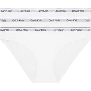 Calvin Klein Bikini-slipje voor dames, Wit (wit/wit/wit), XXL grote maten