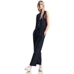 Street One Jumpsuit voor dames, effen kleur, blauw (deep blue), 40W / 28L