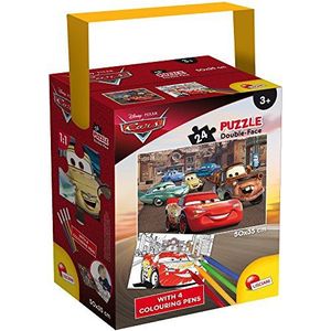 Lisciani Giochi – Cars 3 puzzel in a tube Mini, 24 stuks, 35 x 50 cm, 65257.0
