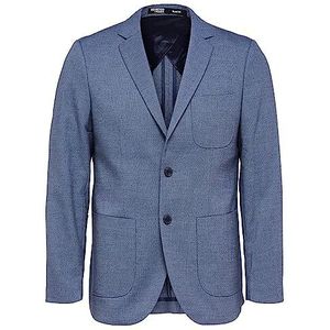 SELETED HOMME Slhslim-Gabe Structure BLZ B Noos, Dark Sapphire, 52