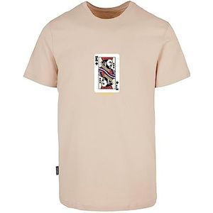 Cayler & Sons WL Compton Card Tee T-shirt voor heren, katoen, regular fit, zand, M