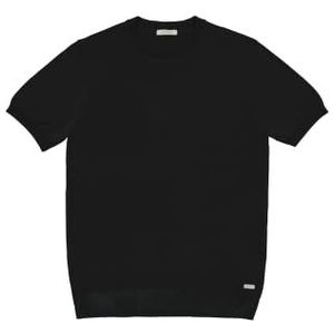 GIANNI LUPO Heren T-shirt van jersey GL510S-S24, Zwart, 3XL