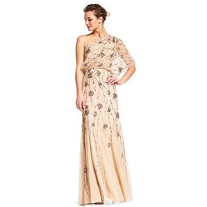 Adrianna Papell Maxi-jurk met één schouder voor dames