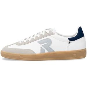 Design - Sneakers - Leer - Glad Leer en Suède - Vetering met 7 Gaten