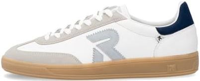 Design - Sneakers - Leer - Glad Leer en Suède - Vetering met 7 Gaten