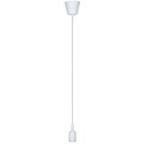 Paulmann 50383 hanglamp Neordic Ketil max. 60 watt pendel wit plafondlamp siliconen, kunststof hangende verlichting E27