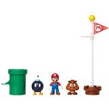 Nintendo Super Mario Acorn Plains Diorama Set, 6,5 cm